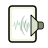 Gnome, mime, Audio Black icon