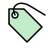Gnome, bookmark Black icon