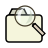 Gnome, search tool Beige icon