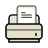 Print, printer, Dev, Gnome Black icon