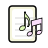 midi, Gnome, Audio, mime Black icon