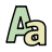 Gnome, Afm, mime, Font Black icon
