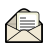 envelop, Email, mail, Redhat, Message, Letter Black icon