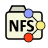 Gnome, Directory, Dir, mime, share, Nfs Black icon