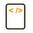 document, File, mime, xml, Text, Gnome Black icon