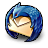 mozilla, Thunderbird Black icon