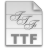 Gnome, Application, ttf, Font, mime Icon