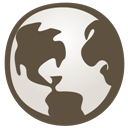 planet, world, earth, globe DarkOliveGreen icon