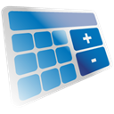 Calc, calculation, calculator SteelBlue icon