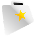 Folder, Favourite LightGray icon
