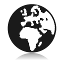 globe, world, earth Black icon