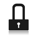 security, Lock, locked Black icon