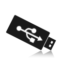 stick, Usb Black icon