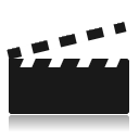 video, film, movie Black icon