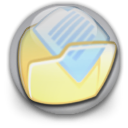 Orb, my document PaleGoldenrod icon