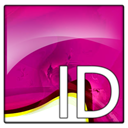 File, Text, adobe, Id, document MediumVioletRed icon