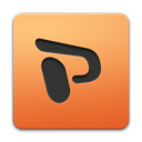 powerpoint, ppt, microsoft SandyBrown icon