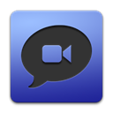 Apple, ichat Black icon