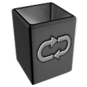 Blank, recycle, Empty, Bin DarkSlateGray icon