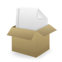 Box, Note Black icon
