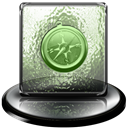 safari, Browser, green, Classic Black icon