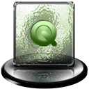 quicktime, player, green, Classic Black icon
