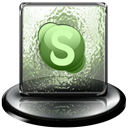 green, Classic, Skype Black icon