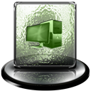 green, Classic, Computer Black icon