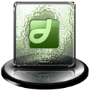 dreamweaver, Classic, green Black icon