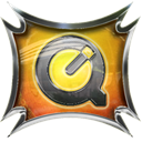 quicktime, player Black icon