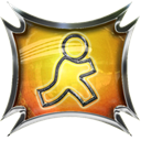 Aim, Messenger Black icon