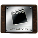 video, movie, my movies, film Black icon