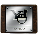 Messenger, yahoo Black icon