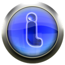 Information, about, path, Info, Blue RoyalBlue icon