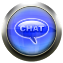 talk, Chat, speak, Blue, Comment CornflowerBlue icon
