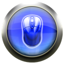 Mouse, Blue Black icon