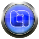 Blue, outlook Black icon