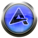 Blue, Aimp Black icon