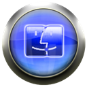 Blue, Finder CornflowerBlue icon