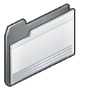 Folder, generic, Closed Black icon