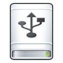 media, Usb, drive Black icon