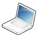 Macbook, comp Black icon