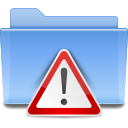 Folder, important CornflowerBlue icon