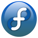 here, Fedora, start SteelBlue icon