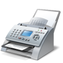 Fax, Dev, Gnome Black icon