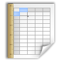 template, office, Spreadsheet Black icon