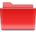 red, Folder Crimson icon