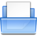 document, File, open, paper LightBlue icon