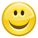 Emoticon, smile, Face, happy, Emotion Khaki icon