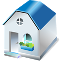 Building, house, One, storied, Home, Sh Lavender icon